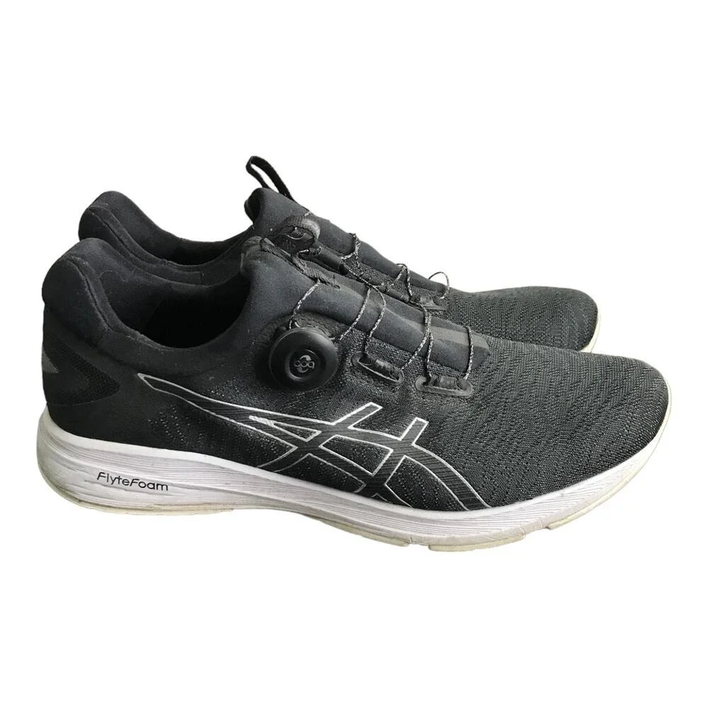 Asics Running Shoes Men 11 Black‎ Dynamis BOA T7D1N FlyteFoam Athletic Sneakers